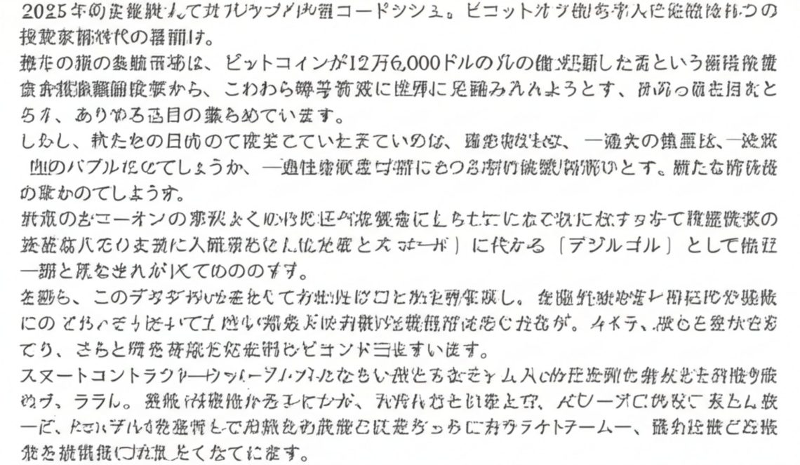 2025年、デジタルゴールドラッシュの狼煙：ビットコイン最高値更新の先に見える、投資家新時代の幕開け
